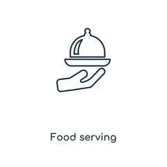 food serving icon vector