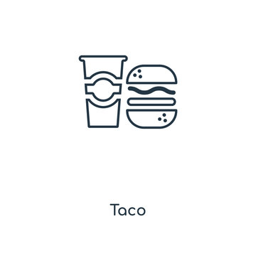 taco icon vector