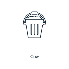 cow icon vector