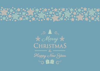 Fototapeta na wymiar Concept of Christmas background with ornaments and wishes. Vector.