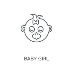 baby girl icon