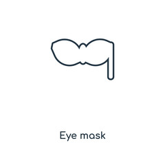 eye mask icon vector