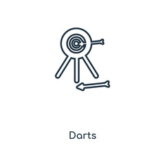 darts icon vector