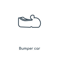 bumper car icon vector