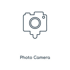 photo camera icon vector