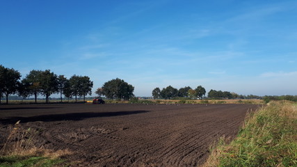 an acre is being processed