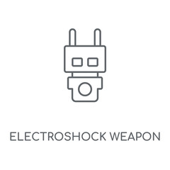 Fototapeta premium electroshock weapon icon