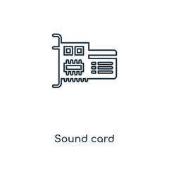 sound card icon vector