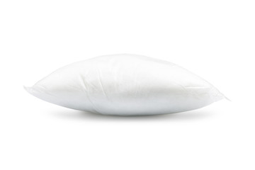 Pillow on isolated background with clipping path for your design.