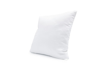 Pillow on isolated background with clipping path for your design.