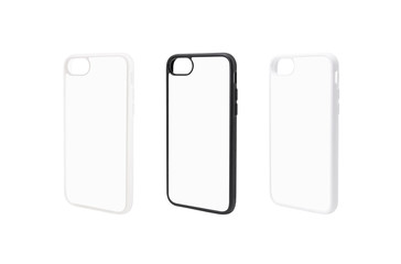 Phone case for protection  on isolated background with clipping path.