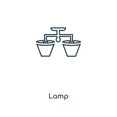 lamp icon vector