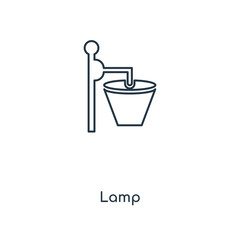 lamp icon vector