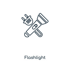 flashlight icon vector