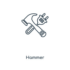 hammer icon vector