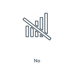 no signal icon vector
