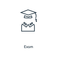 exam icon vector
