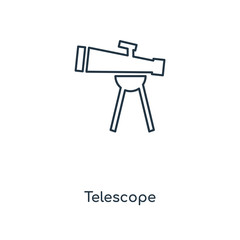 telescope icon vector