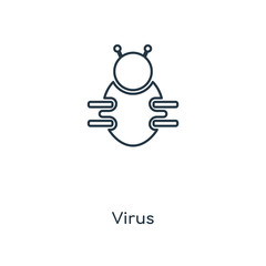 virus icon vector