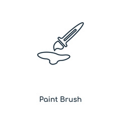 paint brush icon vector