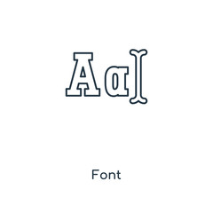 font icon vector