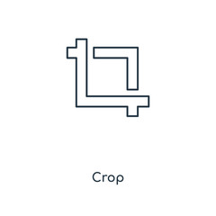 crop icon vector