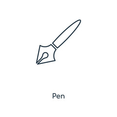 Obraz premium pen icon vector