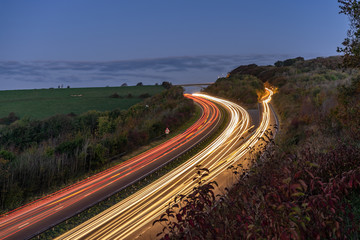 The bypass at dawn