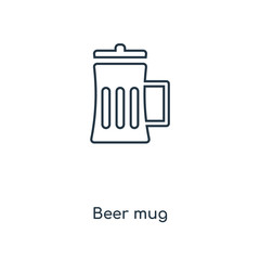 beer mug icon vector