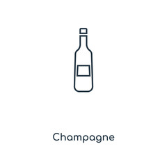 champagne icon vector