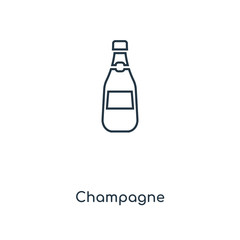 champagne icon vector