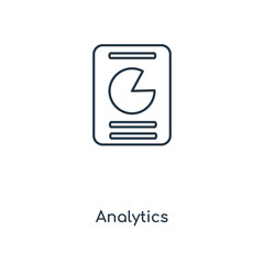 analytics icon vector