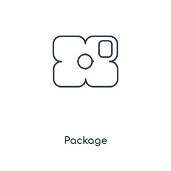 package icon vector