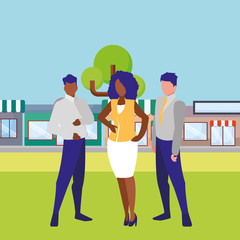 avatar businesspeople design