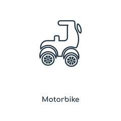 motorbike icon vector