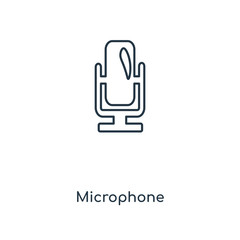 Fototapeta na wymiar microphone icon vector