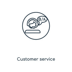 customer service icon vector