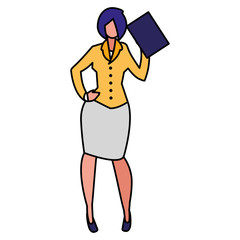 avatar businesswoman icon 