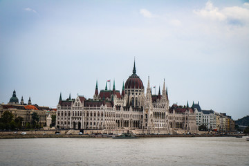 Fototapeta na wymiar House of Parliament - Budapest