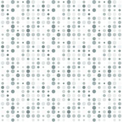 Seamless abstract pattern background with a variety of colored circles.
