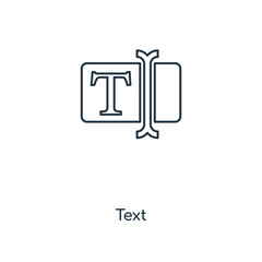 text icon vector