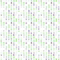Abstract seamless pattern background with multi-colored varied triangles.