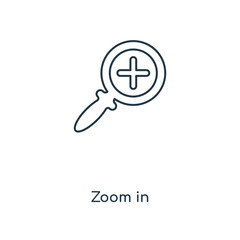 zoom in icon vector