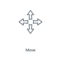 Fototapeta premium move icon vector