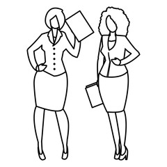 avatar businesswomen icon