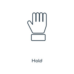 hold icon vector