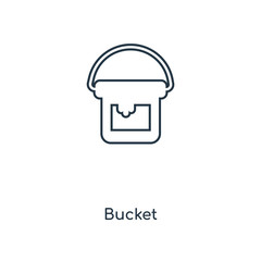 bucket icon vector