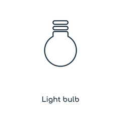 light bulb icon vector