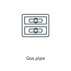 gas pipe icon vector