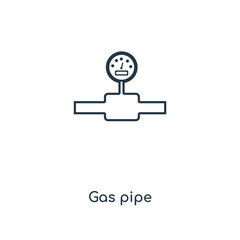 gas pipe icon vector